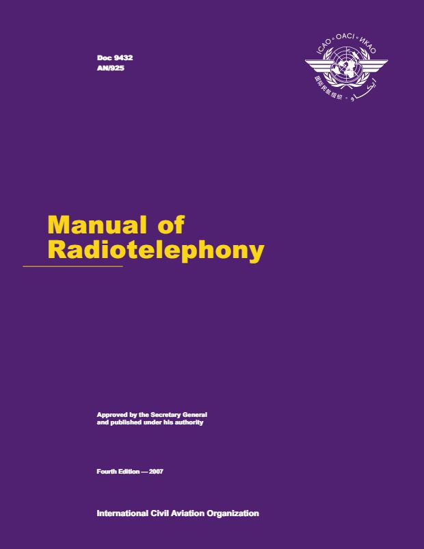 Cover of Manual of Radiotelephony